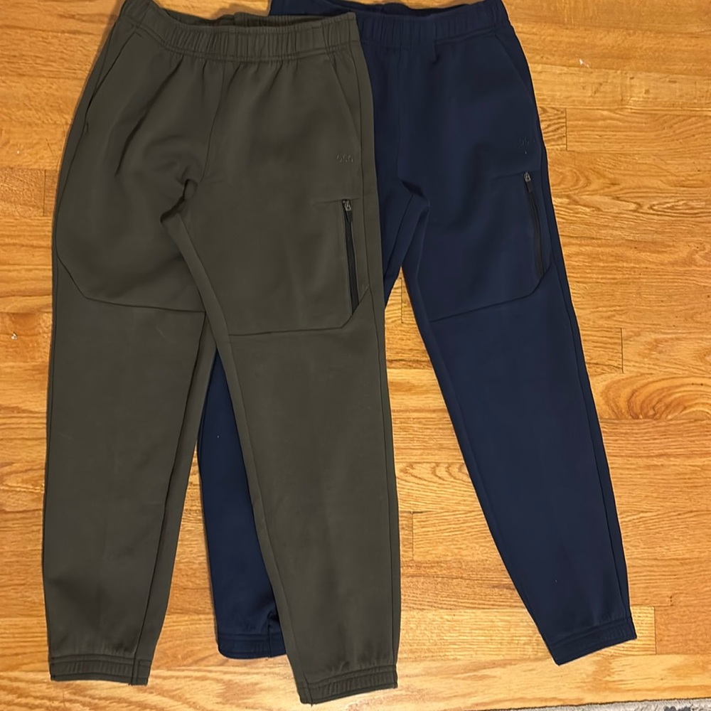 NWOT DSG jogger style sweatpants bundle boys size medium (10 12) navy and olive